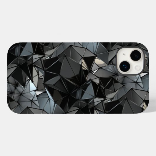 Eindeloos monochroom: iPhone Case (Achterkant (horizontaal))