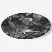 Eindeloos monochroom: papieren bordje (Gekanteld)