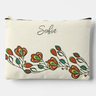 Eindeloos Roze Bloemen Patroon Elegant Custom Etui