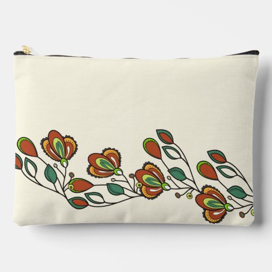 Eindeloos roze bloemenpatroon elegant elke dag etui (Voorkant)