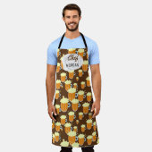 Eindeloos schuimbier Mannen Schort (Gedragen)