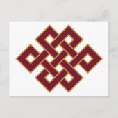 Eindeloos symbool Knot Briefkaart (Voorkant)