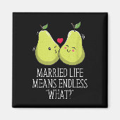 Eindeloos wat in het getrouwde leven bruiloft sarc magneet (Voorkant)