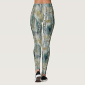 Eindeloze berkenboom Dreamscape Trees Misty Forest Leggings (Achterkant)