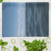 Eindeloze blauwe oceaangolven 1 theedoek (Gevouwen)