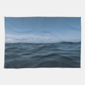 Eindeloze blauwe oceaangolven 1 theedoek (Horizontaal)