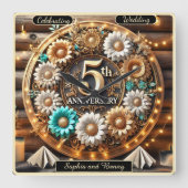 Eindeloze bloemen: vijfde Jubileum eerbetoon Vierkante Klok (Voorkant)