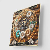 Eindeloze bloemen: vijfde Jubileum eerbetoon Vierkante Klok (Hoek)