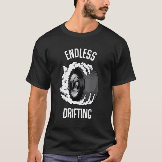 Eindeloze drijfwerkeruitbarsting t-shirt (Voorkant)