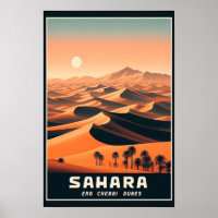Eindeloze duinen van Erg Chebbi, Marokko