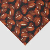 Eindeloze footballs patroon herfst sport tissuepapier (Detail)