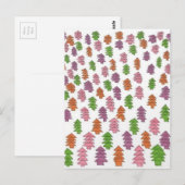 Eindeloze Forest Pine Trees afdrukken Briefkaart (Voorkant / Achterkant)