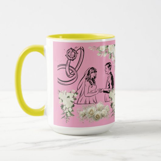 Eindeloze geloftemagie roze mok (Links)