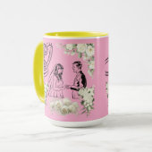 Eindeloze geloftemagie roze mok (Voorkant links)