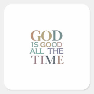 Eindeloze Goddelijke genade: goedheid van God Vierkante Sticker