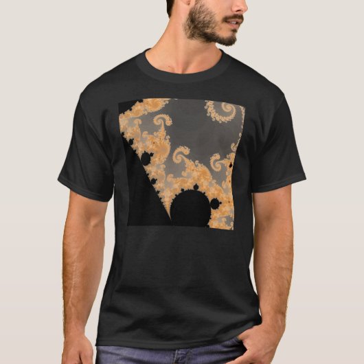 Eindeloze Gold Detail T-Shirt (Voorkant)