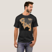 Eindeloze Gold Detail T-Shirt (Voorkant volledig)
