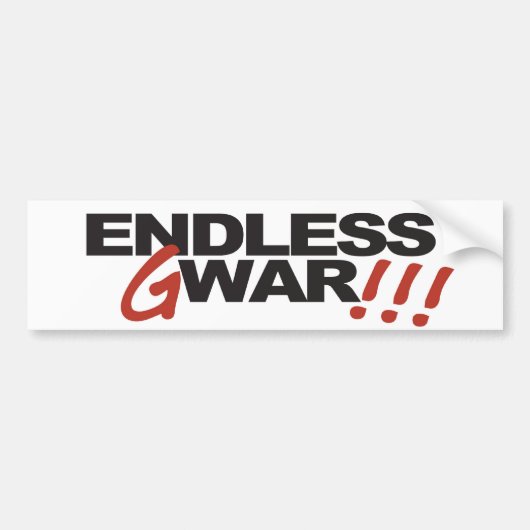 Eindeloze Gwar Bumpersticker (Voorkant)