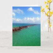 [Eindeloze horizon] Ocean Sky - elke gelegenheid Kaart (Gele Bloem)