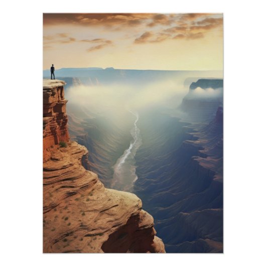 Eindeloze horizon perfect poster (Voorkant)