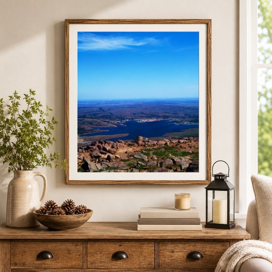 Eindeloze Horizonten bij de Wichita Mountains Foto Afdruk