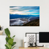 Eindeloze horizonten over badwater bekken poster (Thuiskantoor)