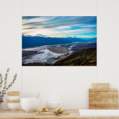 Eindeloze horizonten over badwater bekken poster (Keuken)