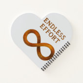 Eindeloze inspanning: de kracht van volharding notitieboek (Achterkant)