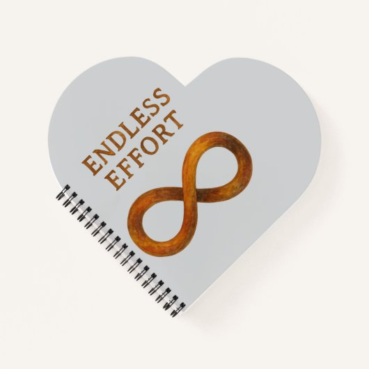 Eindeloze inspanning: de kracht van volharding notitieboek (Voorkant)