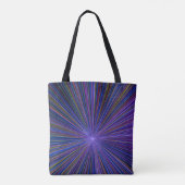 eindeloze kleur tote bag (Achterkant)