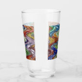 Eindeloze kleurrijke golven glas (Rechts)