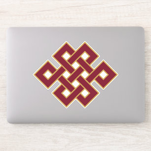 Eindeloze Knoop Boeddhistisch Symbool Sticker