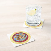 eindeloze knoop met dieren kartonnen onderzetters (Insitu)