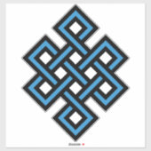 eindeloze knoop sticker (Vel)