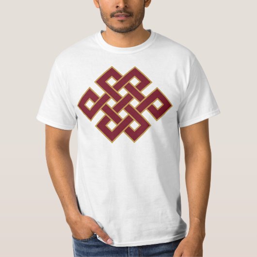 eindeloze knoop t-shirt (Voorkant)