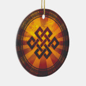  eindeloze Knot Keramisch Ornament (Rechts)