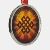 eindeloze Knot Metalen Ornament (Rechts)