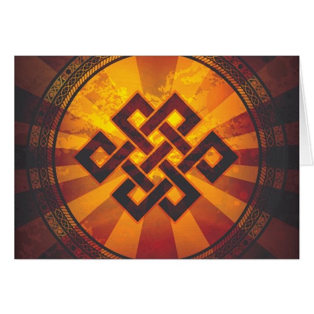  eindeloze Knot Print (Voorkant Horizontaal)