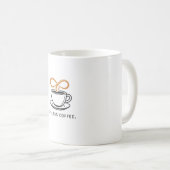 Eindeloze Koffie Koffiemok (Voorkant rechts)
