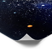 Eindeloze kunst print van ons melkwegstelsel (Hoek)