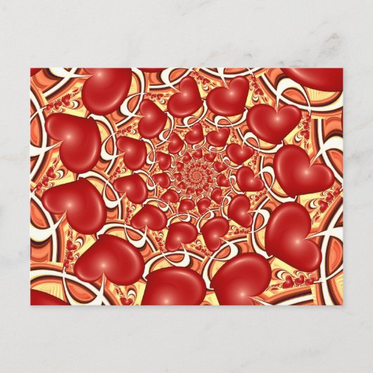 Eindeloze liefde briefkaart (Voorkant)