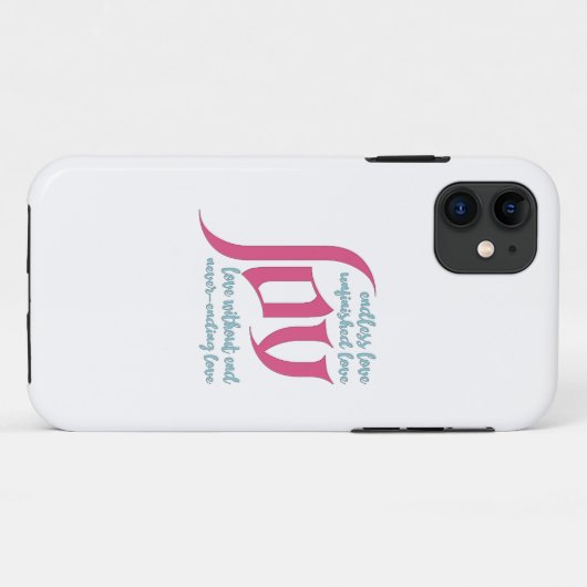 eindeloze liefde Case-Mate iPhone case (Achterkant (horizontaal))