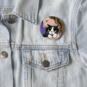 Eindeloze liefde - Kat Art Button (In situ)