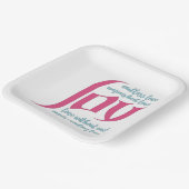 eindeloze liefde papieren bordje (Gebogen)