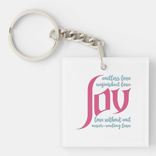 eindeloze liefde sleutelhanger (voorkant)