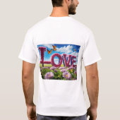 eindeloze liefde t-shirt (Achterkant)