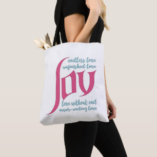eindeloze liefde tote bag