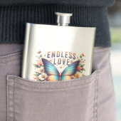 Eindeloze Liefdesvibes Vlinder Kunst-96281 Flacon (Voorbeeld)