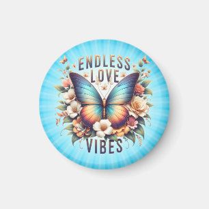 Eindeloze Liefdesvibes Vlinder Kunst-96281 Magneet