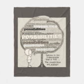 Eindeloze mogelijkheden fleece deken (Voorkant)